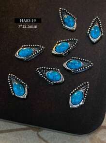Geassorteerde 5 stuks/30 stuks/50 stuks nieuwe nagelkunst Boucheron-serie decoraties, vintage paleisstijl exotische platte versieringen, strass-steentjes