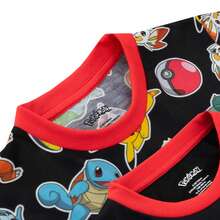 pokemon Pyjamas | Boys 2 Pack Pikachu Pyjamas | Two Pack Pjs For Kids | Official Merchandise - Black - View 6