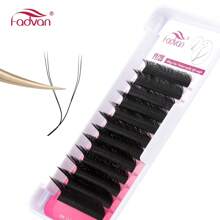 FADVAN 12 Rows YY Shape 0.07 C/D/DD/L/L+/LU Curl 8-15mm&Mix Hand Woven Premium Soft Light Natural Eyelashes Extension Supplies Makeup Mesh Net Cross Lash For Professional Women Send In Random Packaging,Professional Eyelash Grafting,Lash Tech Supplies
