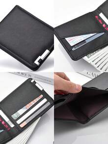 Premium Boy's Black Artificial Leather Wallet With Spider Print - Fashionable Business Style, Large Capacity, With Coin Pouch And Multiple Card Slots, Perfect Gift - Multicolor - View 9