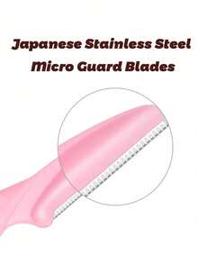 Qufiiry Eyebrow Shaver, 9 Pieces Face Shaver, Eyebrow Shaver, Women's Eyebrow Shaver, Women's Face Shaver, Dermaplaning Face, For Women And Men - A - View 6