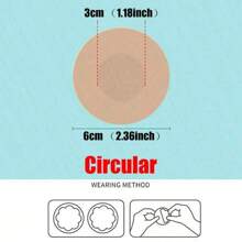100PCS Cloth Nipple Cover Teat Hide Women Disposable Nipple Pasties Piece Breast Petals Invisible Bra Padding Chest Sticker Patch Covers No Marks Prevent Exposure