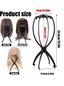 Wig Stand, Wig Head Stand For Multiple Wigs Collapsible Holder Wig Display Tool Travel Stand For All Wigs, Portable Wig Holder Hat Display Portable Travel Wig Holder Stands For Multiple Wig Head Stand Stable Back To School
