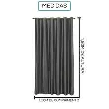 Single-Sheet Curtain 1.50m X 1.80m Semi-Blackout - Style And Functionality For The Living Room - 深灰色 - 查看 2