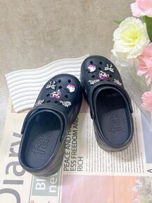 Einfarbige warme Hausschuhe für Innenräume, flauschige warme Fütterung, dicke rutschfeste Sohle, kuschelig bequeme Schuhe für den Winter, Hohe Absatz Sandalen