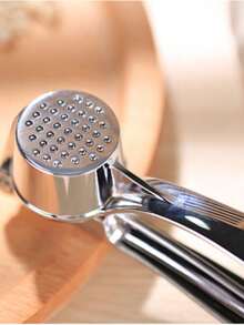 1 件装手动大蒜研磨器、家用大蒜剥皮器、大蒜研钵、大蒜压碎器、大蒜切碎器、大蒜泥制作器、大蒜压榨器、手持式姜研磨器、厨房迷你工具 - 彩色 - 查看 5