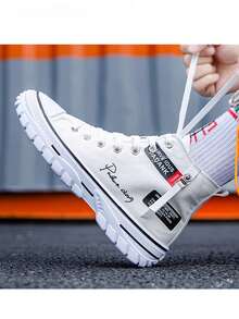 High-End Sports Canvas Shoes For Men - 白色 - 查看 6