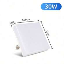 CANMEIJIA 方形/圆形 LED 吸顶灯泡 E27 LED 灯泡，220V，20W/30W/40W/50W/60W/65W，白光 6500K，可用于多种灯具，适用于卧室、客厅、厨房、书房