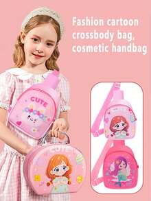 女孩过家家化妆配件玩具公主包，化妆玩具套装盒，化妆玩具，儿童配件，节日礼物，非真化妆品 - Anqian彩妝套裝 - 查看 7