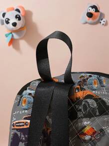 1pc Customized Name & Diamond Pattern Backpack, Can Be Customized According To Your Unique Design, Suitable For Children And Teenagers, Print Your Own Name Or Your Sister/Classmate's Name As A Gift,Multi-Functional,Ornamental,Letter,Stylish,Modern,Colorful,Cute,Adorable,Casual,Custom,Personalised,Unique,Customized,Ideal Gifts For Him,Ideal Gifts For Her