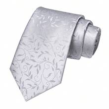 Bộ phụ kiện vest nhiều món gồm 1/2/3/4/5 chiếc cà vạt họa tiết hoa dành cho nam, cà vạt satin, kẹp cà vạt bạc, khăn cài túi, khuy măng sét và hoa cài áo, thích hợp làm quà tặng cho Ngày của Cha, kỷ niệm, sinh nhật, họa tiết cổ điển phù hợp hoàn hảo với tuxedo, tuyệt vời cho các sự kiện trang trọng, đám cưới, tiệc tùng, tụ họp thường ngày Cà vạt nam - Bạc - Xem 2