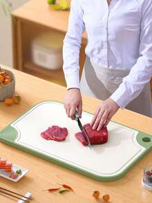 1 件装防霉抗菌切菜板，双面砧板，适用于家庭厨房水果和蔬菜