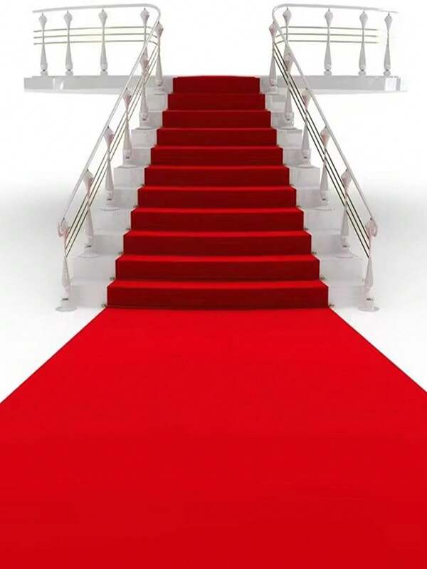 1 Pack Red Wedding Carpet, Proposal Party, Holiday Event, Christmas Decorations,High-End Hotel Red Aisle Carpet