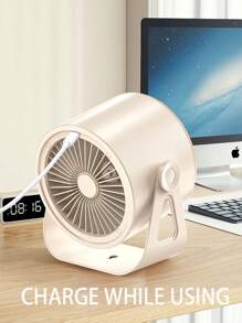 1 Stück anpassbarer Hochgeschwindigkeits-Umluftventilátor, 15cm Tischventilator mit digitaler Anzeige, Turbo Tischventilator, personalisierter wandmontierter Miniventilator, Nachtlichtventilator, USB wiederaufladbarer Desktop-Ventilator, 100-stufig einstellbarer Luftkühler, 4000mAh Akku, ideal für Zuhause, Büro, Dorm, Sommer-Essentials & personalisierte Geschenke