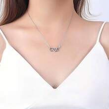 Love Number 8 Exquisite And Beautiful Pendant Necklace, Paired With A Red Soap Eternal Rose Gift Box, Suitable For Mother's Day, Thanksgiving, Anniversaries, Birthdays, Graduation Seasons To Give To Mothers, Wives, Girlfriends, Girlfriends, Oneself, Classmates As Gifts, The Best Gift For Her On A Beautiful Day