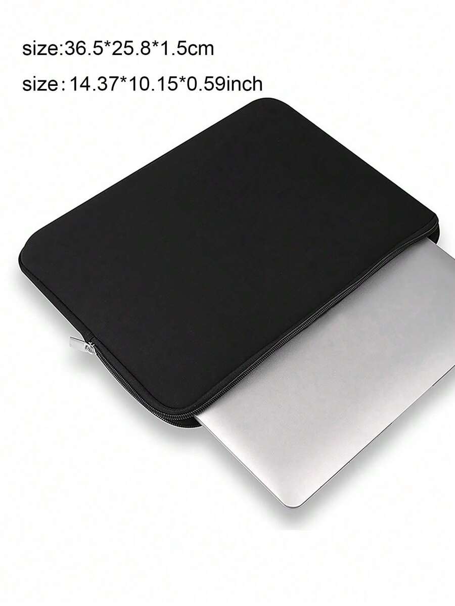 Applicable To Laptop Bag 11,13,14,15,15.6 Inch Laptop Case Soft Computer Bag Office Travel Bag - Black - View 1