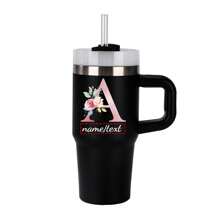 Tasse personnalisée de 14 oz avec lettre de A à Z, tasse à boire de tous les jours, cadeau surprise, cadeau de nouvel an, cadeau d'anniversaire, cadeau de la Saint-Valentin, convient à la famille, aux amis, aux amoureux, à la fête des mères, à la fête des infirmières, à la fête des pères, au mariage, à la remise des diplômes, à la fête des enseignants, multifonctionnel, ornemental, réutilisable, raffiné, élégant, de haute qualité, coloré, moderne, personnalisé, unique, idéal comme cadeau pour lui, idéal comme cadeau pour elle, petit ami, papa, petite amie, maman, famille, amis, salle de thé, maison, jardin, bureau, tasses personnalisées, ambiance chaleureuse