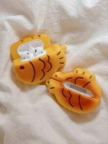 1 个创意 3D 章鱼硅胶保护壳适用于 Apple 1/2/3、Pro、蓝牙无线耳机、配件（不含耳机） - 黃色 - 查看 3