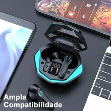 Wireless Bluetooth Gamer Headphones With Original LED For Gaming And Music - màu đen - Xem 9