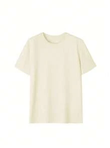 Disney Camiseta de mujer de manga corta con cuello redondo, estampado de dibujos animados del Club de Mickey Mouse, de estilo informal y sencillo, uso diario, para verano, color blanco, tops lindos, colaboración con Disney