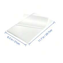 A4 Size 20 Sheets Printable Vinyl Sticker Paper For Inkjet Printer 100% Clear Transparent Non-Waterproof Decal Paper Self-Adhesive Sheets 8.3"X11.7"- Dries Quickly And Holds Ink Beautifully - Multicolor - View 2