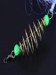 1pc Fishnet With Explosion Hook For Grass Carp, Silver Carp, Crucian Carp, Fishnet, Hand-Throwing Net, Fishing Accessories - Blue - View 4