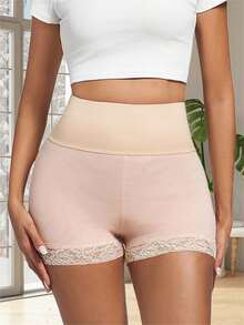 Women Butt Lifting Panties Padded Shapewear Flat Tummy Hip Enhancer Shorts Seamless Underwear Boyshorts - Beige - View 1