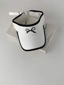 Sombrero de sol con visera de estilo béisbol, protección UV para mujeres, con bordado de lazo dulce - Multicolor - Ver 13