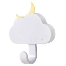 1 Pc Sun Moon Adhesive Hook No Hole Door Rear Wall Hanging Strong Load Bearing Party Activities No Trace Hook