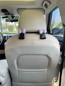 Cute Bowknot Car Hook, Creative Seat Back Storage Hanger - Multicolor - View 9