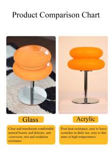 1pc Scandinavian Fashion Egg Tart Floor Lamp With USB Plug For Home Decoration, LED Decorative Floor Lamp For Living Room, Dining Table, Bar