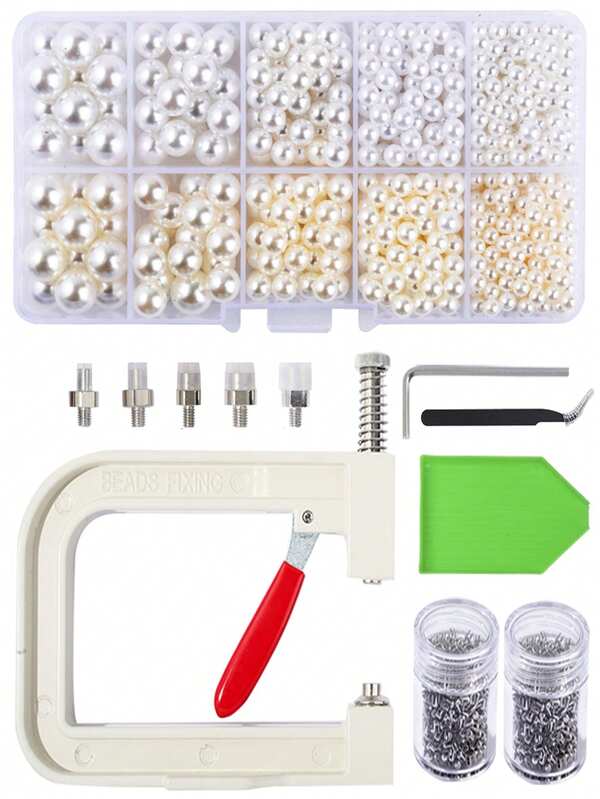 worthofirst 4/5/6/8/10 مم درزن أبيض شكل زهرة من الراين الحزة والذهبية/الفضية التي تتوافق مع ماكينة تثبيت اللؤلؤ الضغط اليدوي لغرض الزخرفة على الأحذية والملابس والحقائب