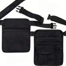1-Pack Tool Waist Bag, Adjustable Restaurant Order Belt Apron Waist Wallet, Fabric, Woven Design, Bar Storage Paper And Pen Bag, Suitable For Waiters, Gardeners And Service Industry Order Tool Bags, Ideal Design Gift For Employees