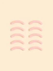 Pink Crackle Eyelash Curler With 10 Extra Replacement Pads - Durable, Easy-To-Use Beauty Makeup Tool, Comfortable Grip Fits All Eye Shapes & Lash Lengths, Quickly Curl Lashes, Lasting Beauty Tool Set. Eyelash, False Lash Eye Makeup Tools For Commercial, Home & Gift Use.