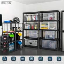 Garage Integrated Storage Racks - as pic - View 6