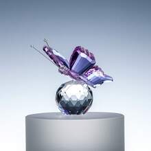 زخرفة فراشة بلورية أنيقة وعصرية - متعدد الألوان - مشاهدة 14