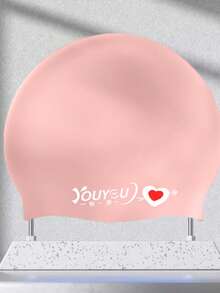 youyou Bonnet de bain en silicone pour femmes et hommes, imperméable, très grande taille, protection auditive confortable, convient aux cheveux longs