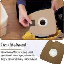 MM Vacuum Bags For Eureka 3670, 3670M, 3670H, 3670G, 60295C, 60297A Mighty Mite Canisters - White - View 6