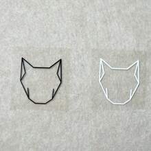 1PC Quickstep Wolf Head Bike Frame Stickers Bicycle Top Tube Waterproof Vinyl Decals For MTB Bicycle Decorative Moto Accessories - Black - View 2