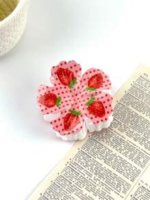 6 Stück/Set Sommer Neue Mode Clips Elegante Blumen Haarspange Scrunchies Haargummi für Frauen, geeignet für Alltag, Outdoor, Festival, Party, Yoga, Pendeln, Urlaub, Haar-Bun, Gesichtwaschen, Duschen, Make-up, Kleidung & Accessoires, Kopfbedeckung, Accessoires, Haarclips, Haarklammern, Haargreifer