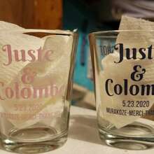 Personalized Shot Glass Favors, Wedding Shot Glasses, Custom Wedding Shot Glass, Personalized Wedding Shot Glass, Custom Wedding Favors (Fj)