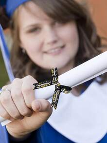 Dây ruy băng Grosgrain đen/trắng dài 4,5m (14,76ft) dùng để chúc mừng tốt nghiệp, thích hợp để gói quà tốt nghiệp, đóng gói hoa, trang trí bao bì. - Nhiều màu - Xem 5