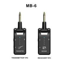 升级版 2.4GHZ 无线吉他系统内置可充电锂电池无线吉他发射器接收器适用于电吉他贝斯电子管乐器