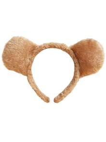 Halloween Cartoon Animal Headband Plush Hair Accessories Rabbit Cat Cow Tiger Sheep - One Size - View 16