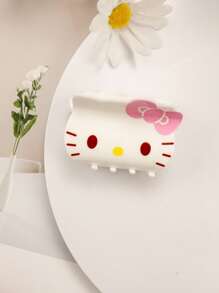 Sanrio Sanrio 1pc Glossy Square Scratch Clip Cinnamon Dog Cute Sweet Cartoon Fashion Versatile Simple Hairpin Women's Headdress, Ideal Choice For Mother's Day Summer