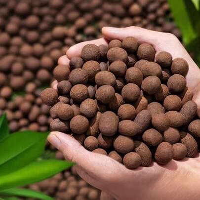 Premium expanderad lersten, Leca, lersten, idealisk för dränering och tillväxtstöd, lämplig för trädgårdsarbete, akvarier och dekoration av vattenväxter, återanvändbar, bonsai-dekoration.