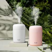 Miniaturowy nawilżacz powietrza o pojemności 300 ml, urządzenie do dyfuzji olejków eterycznych USB, z kolorowymi światłami otoczenia, automatyczne wyłączanie bez użycia wody, odpowiednie na różne okazje, np. do sypialni, salonów, biur, samochodów itp.