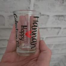 Personalisiertes Schnapsglas Junggesellinnenabschied Benutzerdefinierte Schnapsgläser mit Namen für Mädelsabend, Bridal-Shower Party Schnapsglas für Brautjungfern