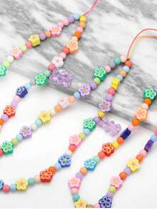 Polymer Clay Bead Bracelet Making Kit, Cute & Fun Beads Friendship Bracelet Making Set, Includes Letter Beads Pendant, Suitable For Jewelry DIY Crafts