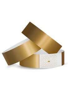 100 piezas/Paquete Pulseras desechables a prueba de agua y a prueba de desgarros, hechas de papel sintético, pulseras desechables para eventos, festivales, exposiciones, conciertos - Navidad